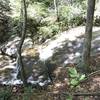 Before Rainbow Falls is reached, you'll come across these falls about halfway up the trail and makes a nice rest stop to watch and listen.