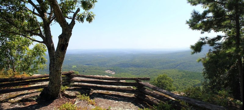 North side view of Round Top summit.