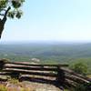 North side view of Round Top summit.