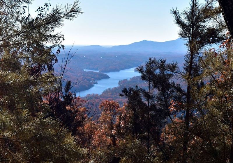 View of Lake Lure from Buffalo Creek Park Loop