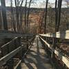 Stairwell to Hooks Creek Lake