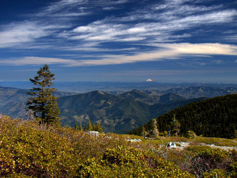 Mount McLoughlin from Big Sugarloaf Peak