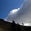 Looking up at the saddle south of Baldy Peak