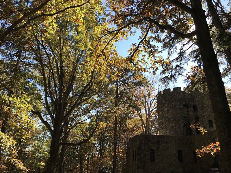 Gimghoul Castle on a fall day.