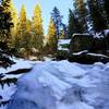 Frozen Horsethief Falls