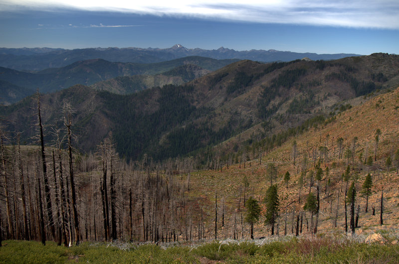 Preston Peak from the PCT near Upper Devils Peak