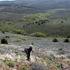 Climbing DeGarmo Notch