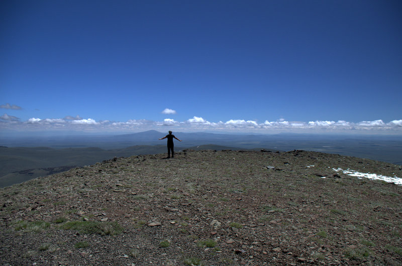 On the summit of Warner Peak