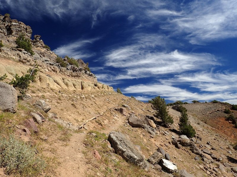 Along the Summit Trail below Warren Peak