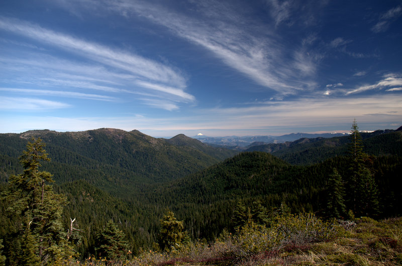 View of Mount McLoughlin from Swan Mountain