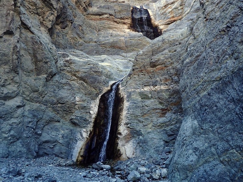 The waterfalls in Willow Canyon