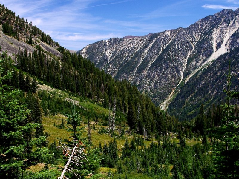 The canyon of the West Fork Wallowa River