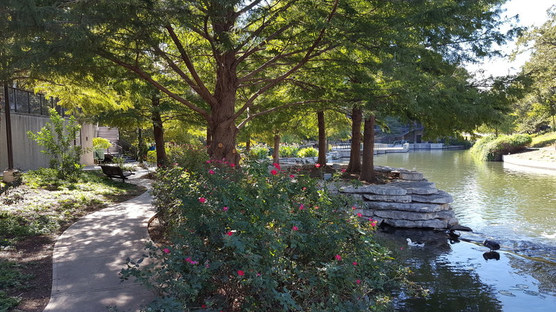 View south toward Pearl amphitheater