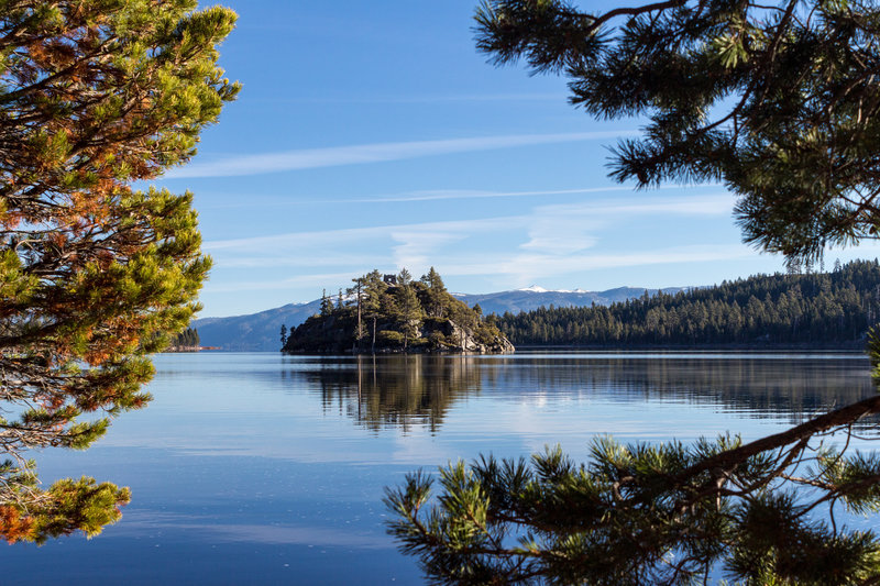 Fannette Island within Emerald Bay