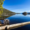 Crystal clear and deep blue water in Emerald Bay