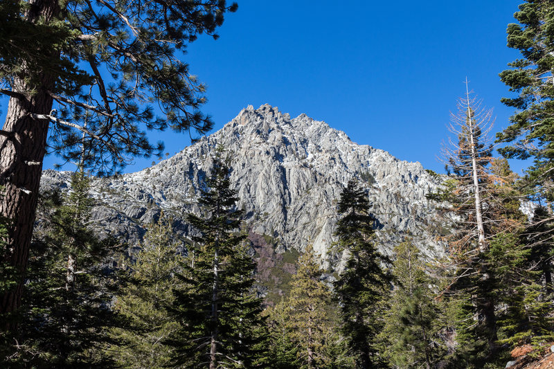 The southern side of Jakes Peak