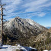 Jakes Peak from the snowy side of Maggies Peaks