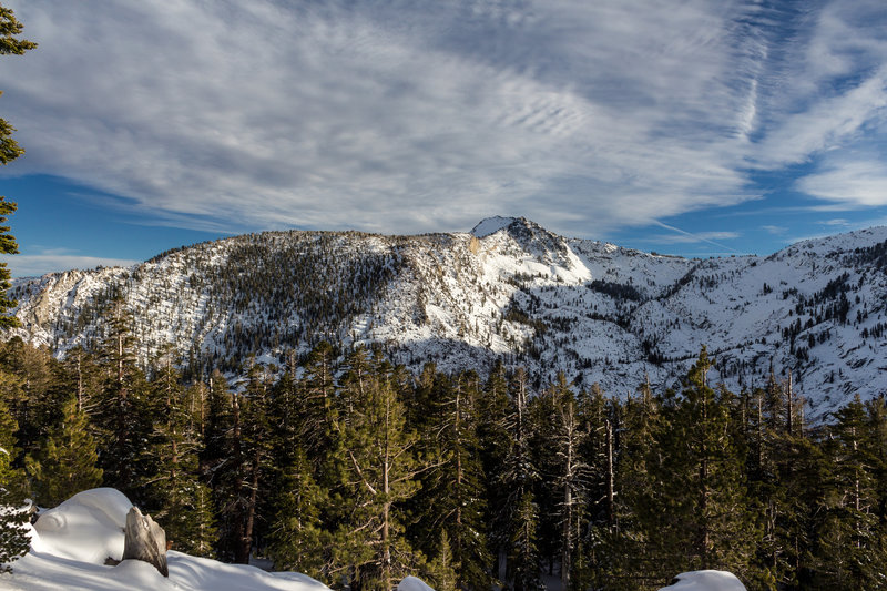 Sunset over Mount Tallac