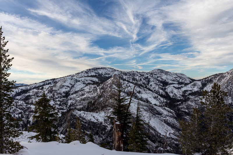 Sunset over Phipps Peak