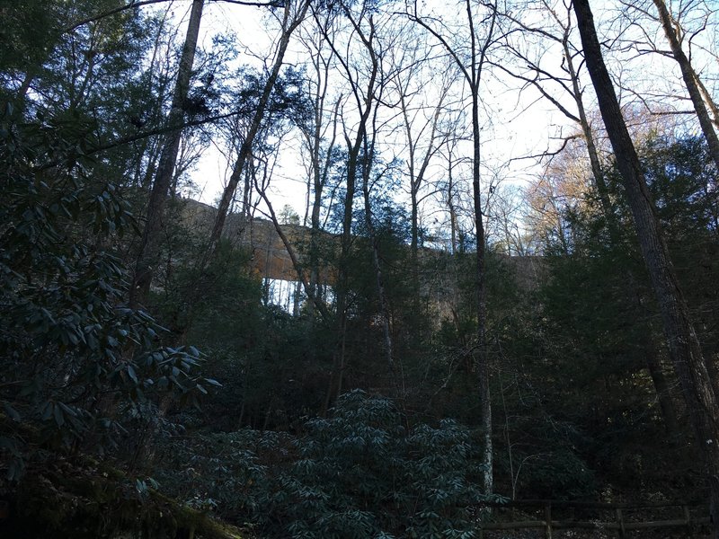 View from Original Trail of the Natural Bridge