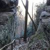 View down Devil's Gulch