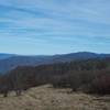 Other ridges and mountains can be seen from the bald.  It is a spectacular view.