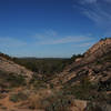 Looking down Echo Canyon