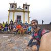 The Piedade santuary just on the summit of the mountain