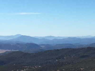 South view from Stonewall Peak Trail