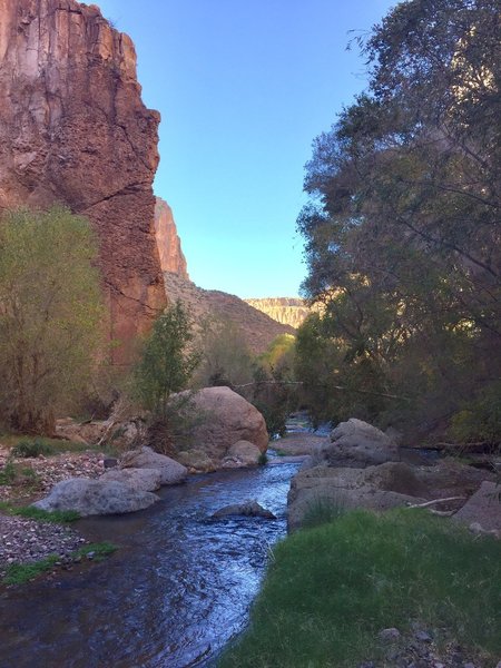 Aravaipa Creek looking west