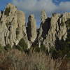 One of the many rock formations along the interpretive trail