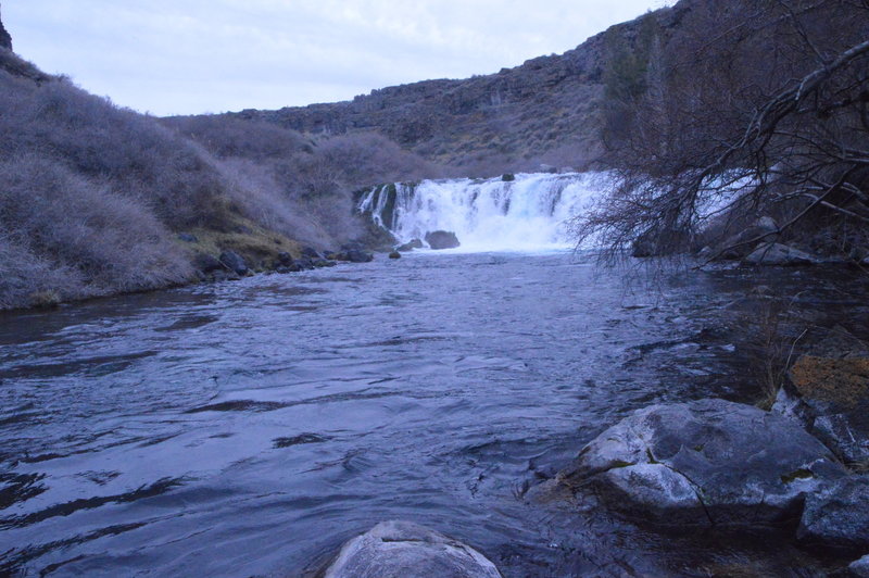 Large falls out of the large pool