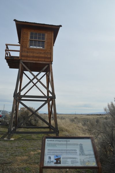 Popular gulag style guard tower (never manned)