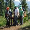 Trail building with Washington Trails Association at Canfield Gulch.