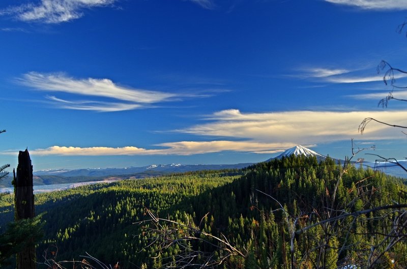 Mount McLoughlin from the trailhead