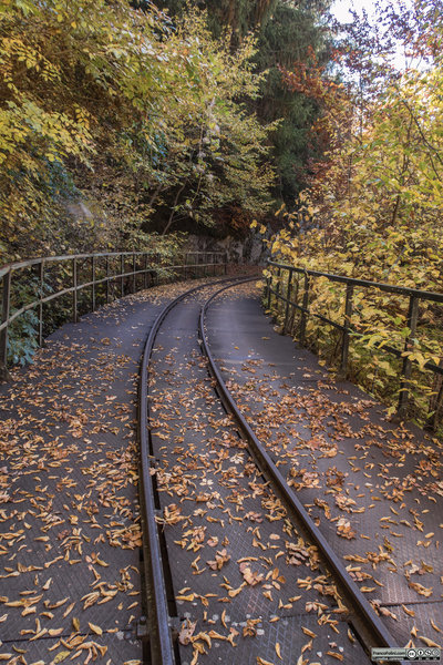 One of the few parts of the decauville with tracks.