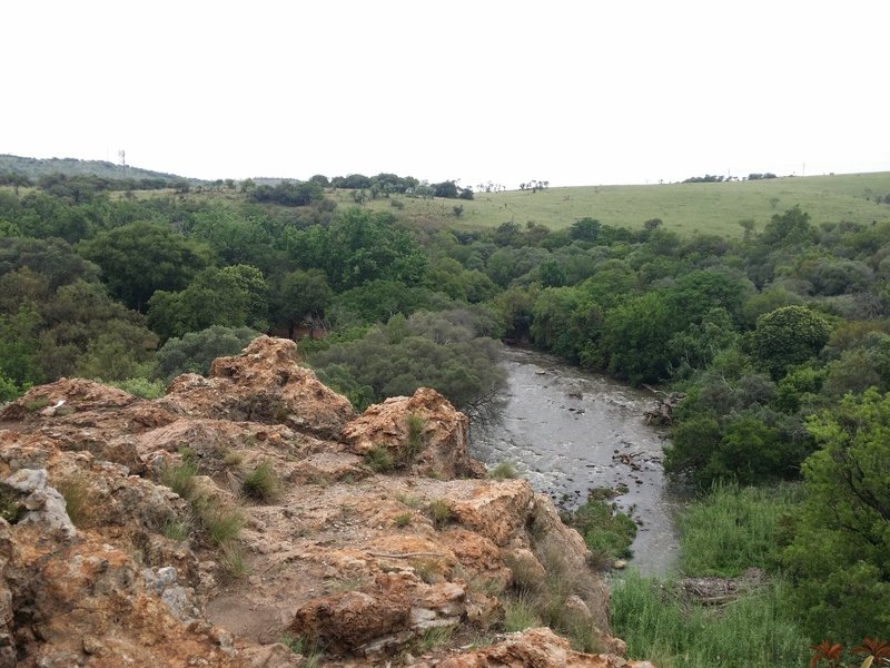 A view from the Krokodilberg trail hospital cave summit.