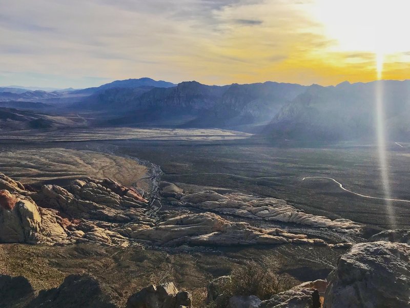 View from the top of Turtlepeak Mountain