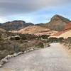 Start of the Turtlepeak Mountain trail from parking lot.