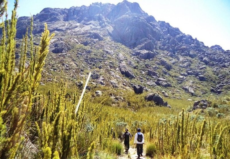 Agulhas Negras seen from the beginning of the trail