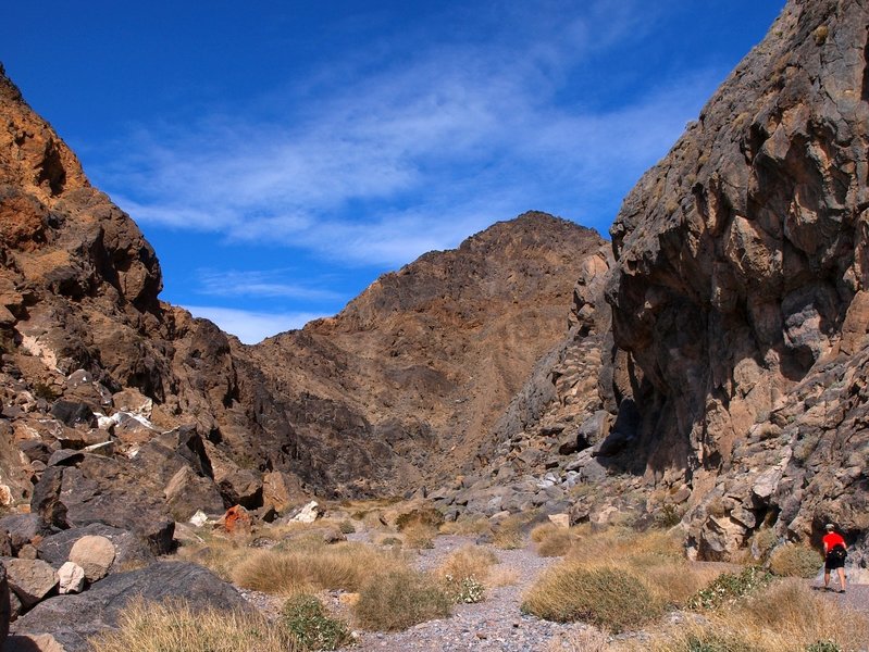 Entering the mouth of Slit Canyon