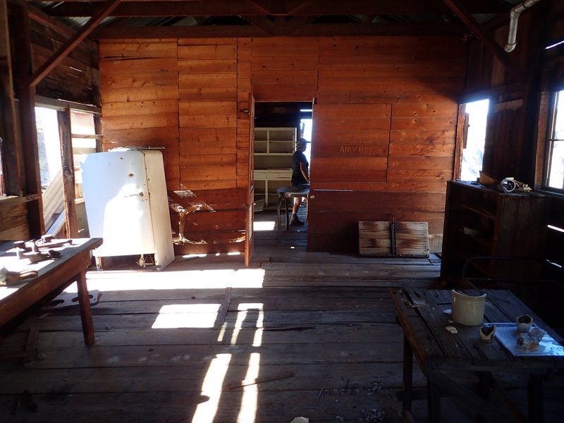 The old cookhouse at the Ashford Mine