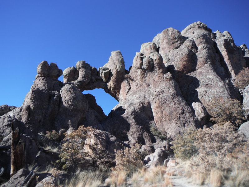 Los Alamos Natural Arch looking northwest.