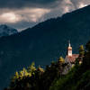 Old church in sunlight