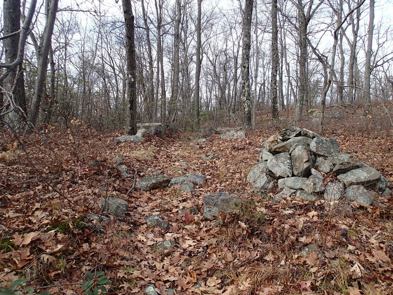 Clinton West Trail and Highlands Trail junction