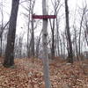 Watch for sign to turn off Four Birds Trail