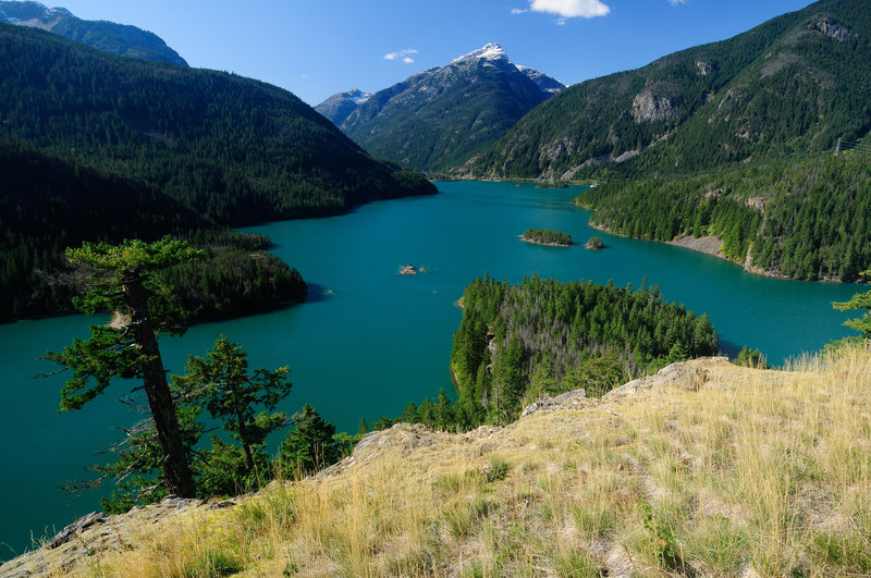 Diablo Lake in the North Cascades