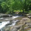 A sunny day at the falls.