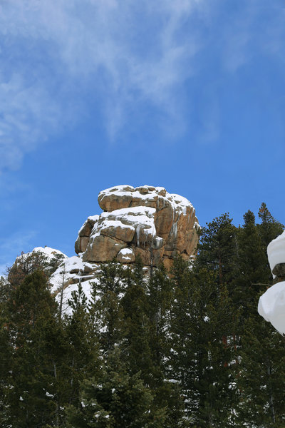 Gem Lake Trail in the snow 1