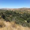 View from shaded rest area on Horseshoe Loop (from south side of park)